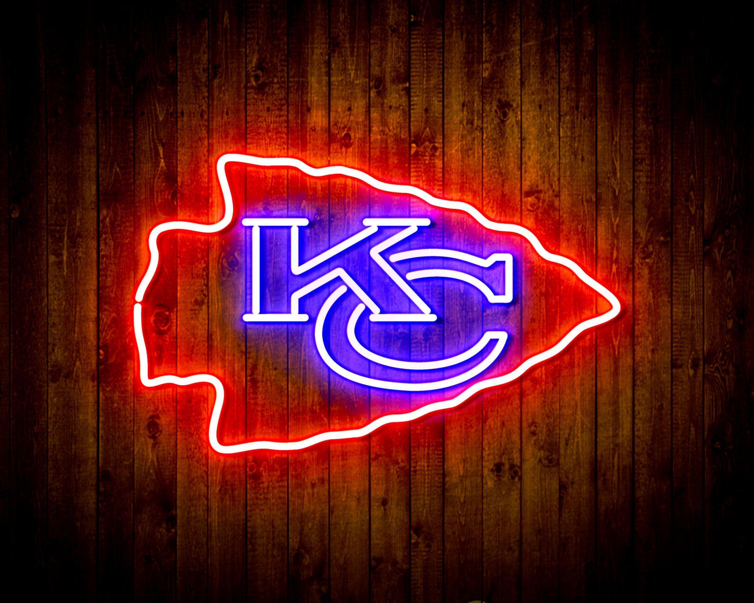 New Kansas City Chiefs Busch Light Beer Neon Light Sign 20"x16" 